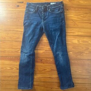 All Saints Indigo Cigarette Jeans Size 28